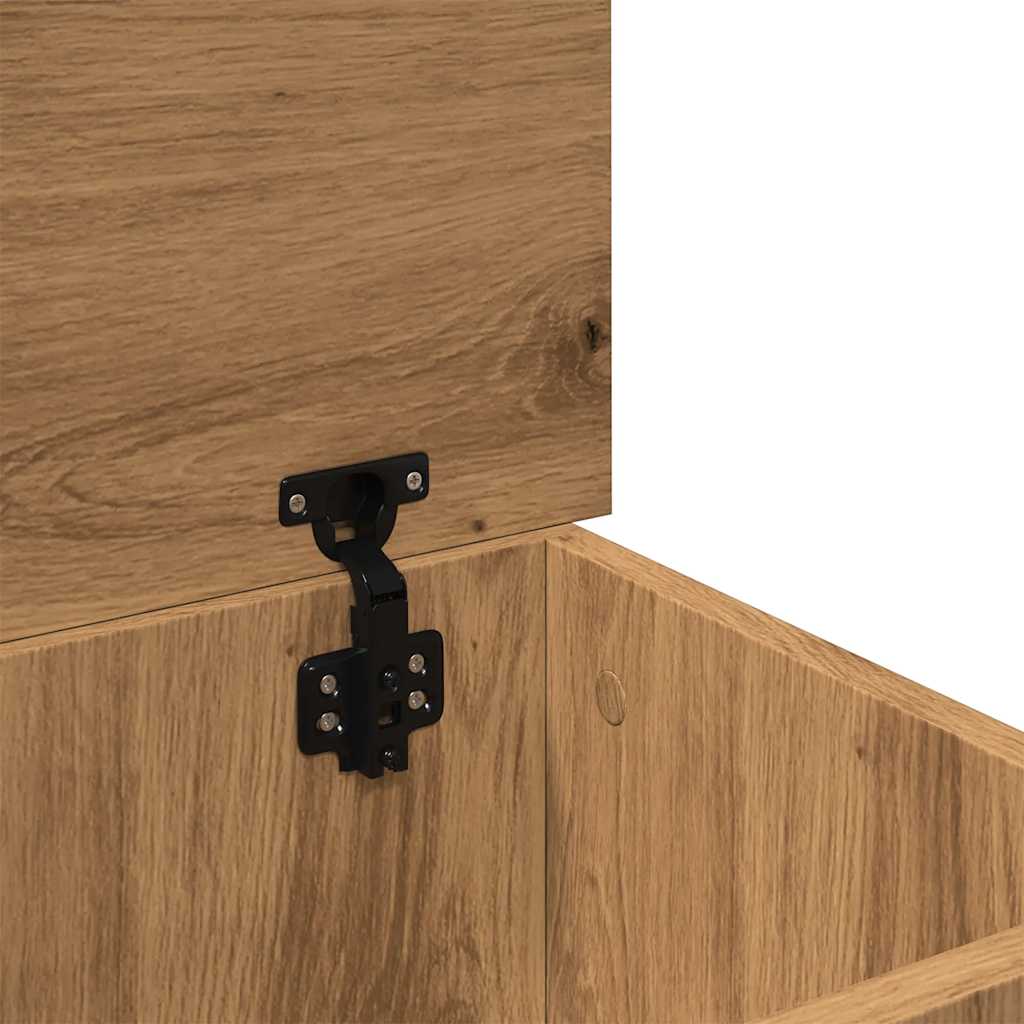 Boîtes de rangement chêne artisanal 70x40x38 cm bois ingénierie Coffres de rangement vidaXL