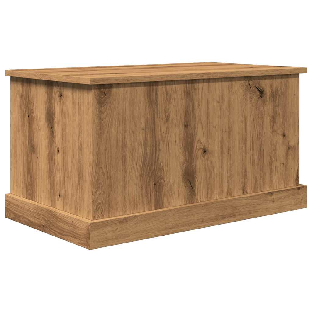 Boîtes de rangement chêne artisanal 70x40x38 cm bois ingénierie - XIOS