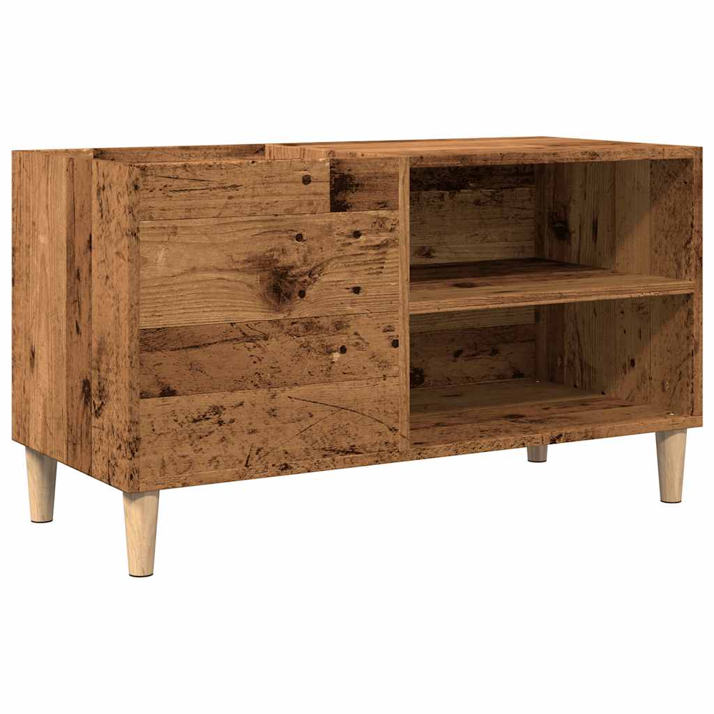 Armoire à disques vieux bois 84,5x38x48 cm bois d'ingénierie - XIOS