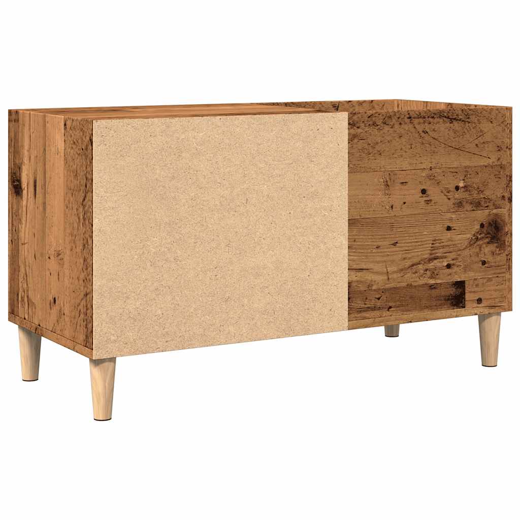 Armoire à disques vieux bois 84,5x38x48 cm bois d'ingénierie - XIOS
