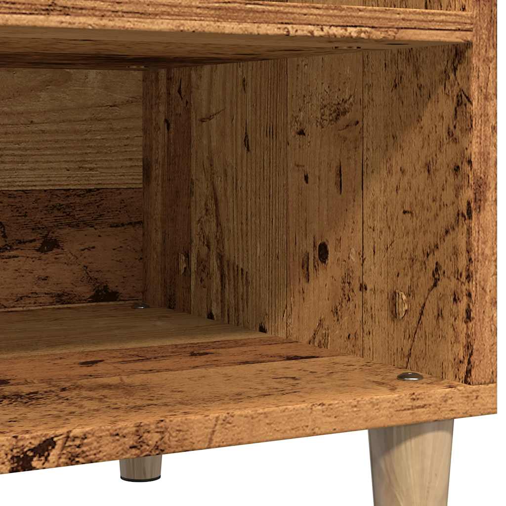 Armoire à disques vieux bois 84,5x38x48 cm bois d'ingénierie - XIOS