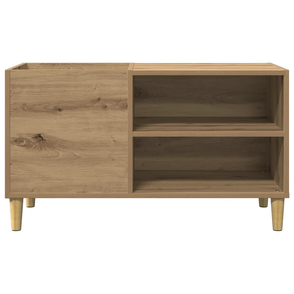 Armoire à disques chêne artisanal 84,5x38x48 cm bois ingénierie - XIOS