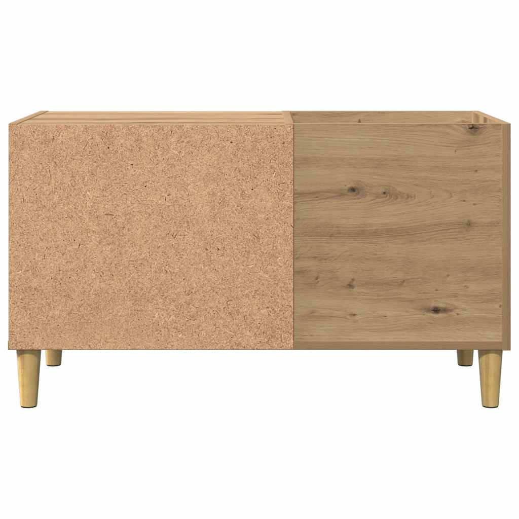 Armoire à disques chêne artisanal 84,5x38x48 cm bois ingénierie - XIOS