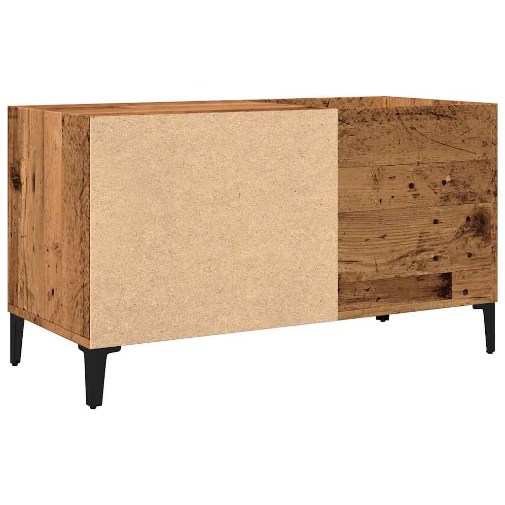 Armoire à disques vieux bois 84,5x38x48 cm bois d'ingénierie - XIOS