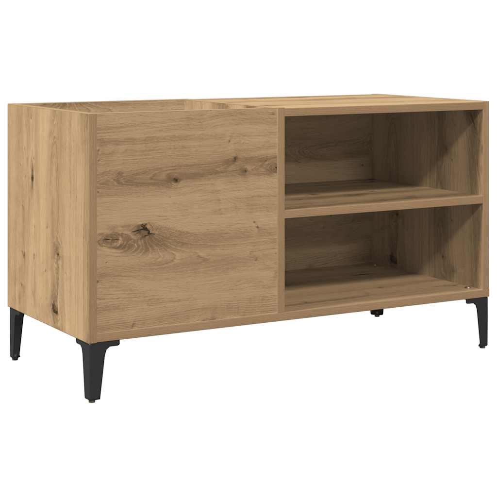 Armoire à disques chêne artisanal 84,5x38x48 cm bois ingénierie - XIOS