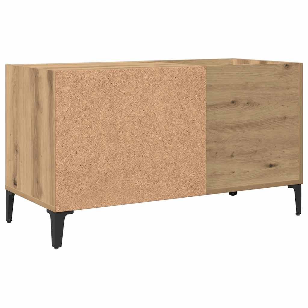 Armoire à disques chêne artisanal 84,5x38x48 cm bois ingénierie - XIOS