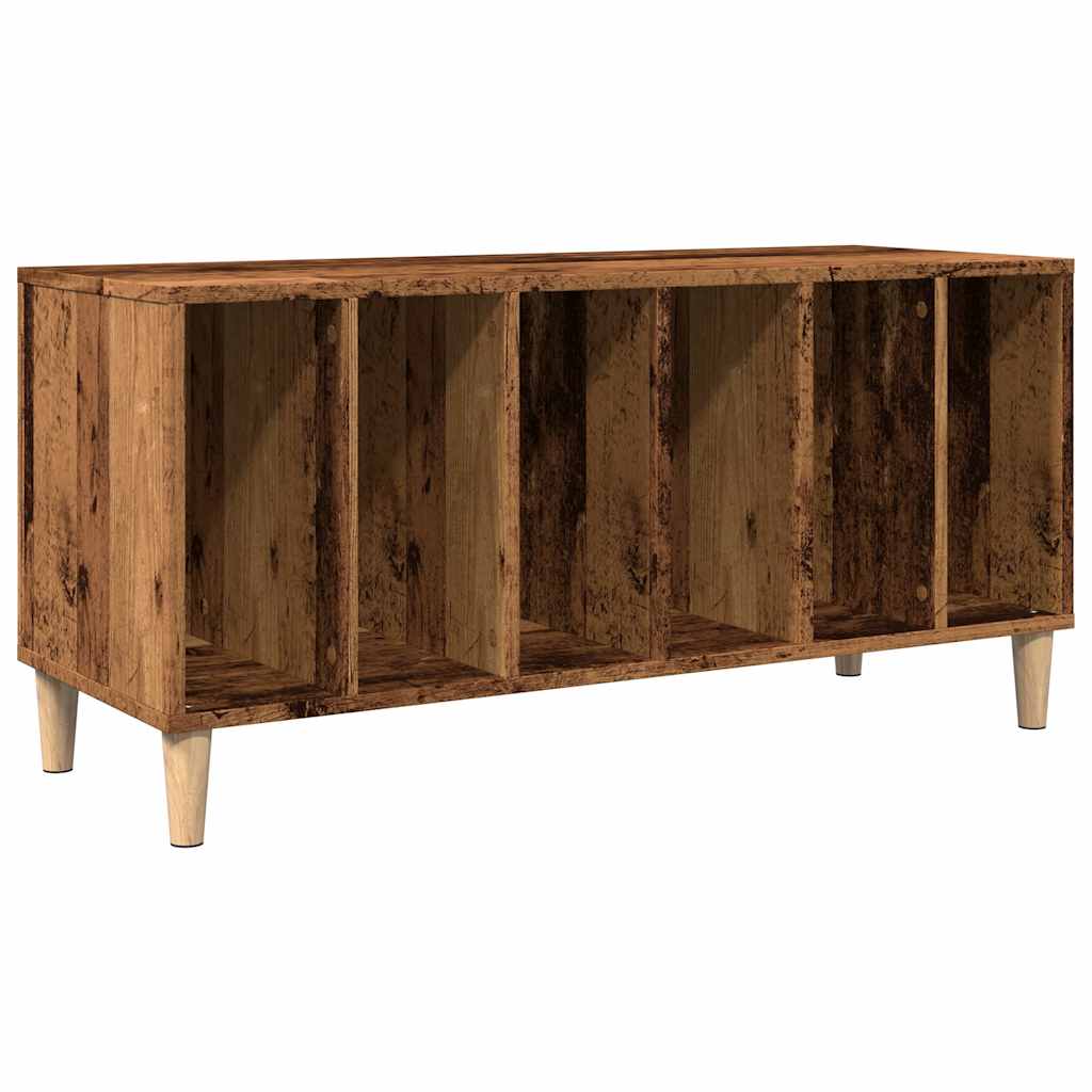 Armoire à disques vieux bois 100x38x48 cm bois d'ingénierie - XIOS