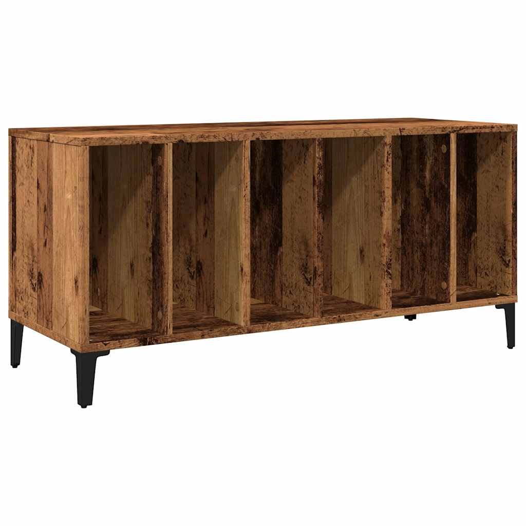 Armoire à disques vieux bois 100x38x48 cm bois d'ingénierie - XIOS