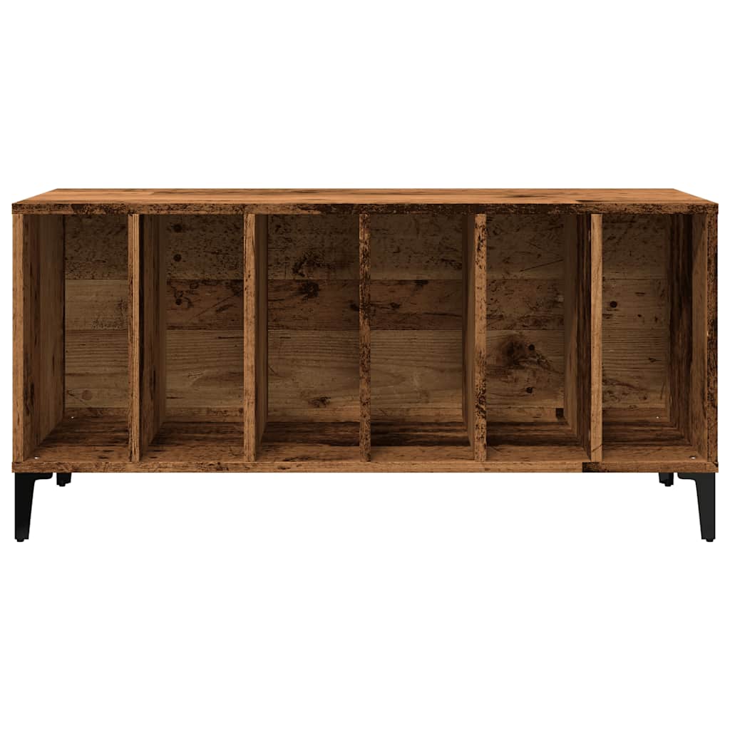 Armoire à disques vieux bois 100x38x48 cm bois d'ingénierie - XIOS