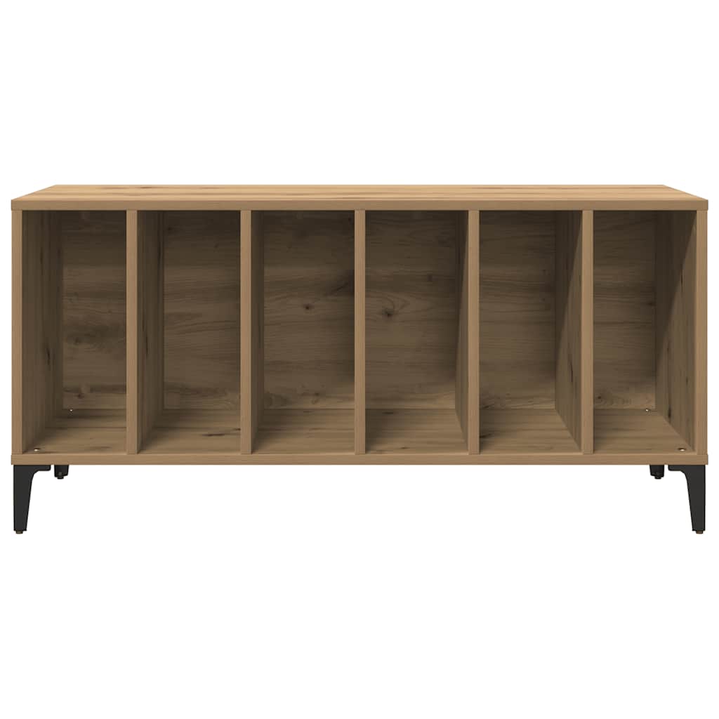 Armoire à disques chêne artisanal 100x38x48cm bois d'ingénierie - XIOS