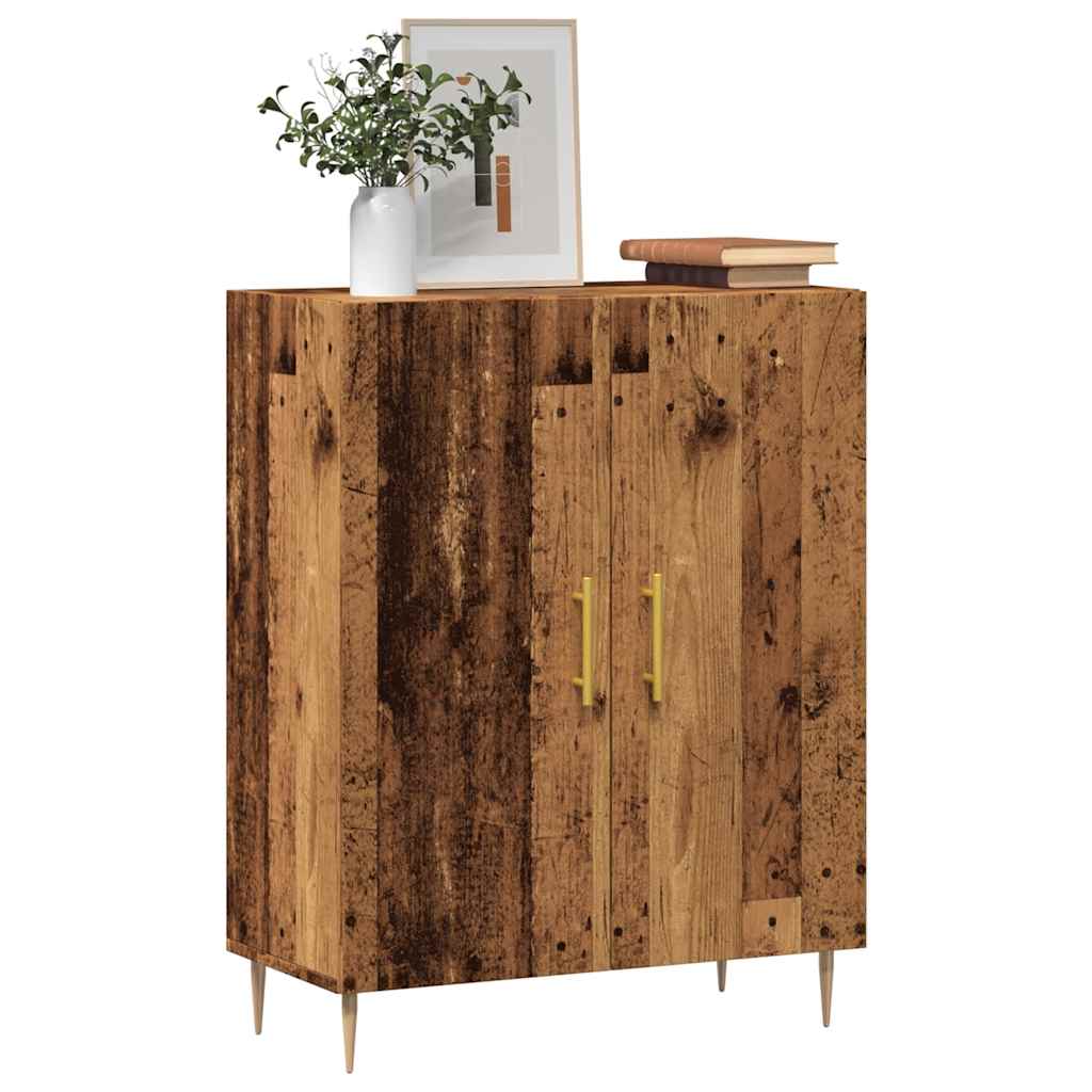 Buffet vieux bois 69,5x34x90 cm bois d'ingénierie - XIOS