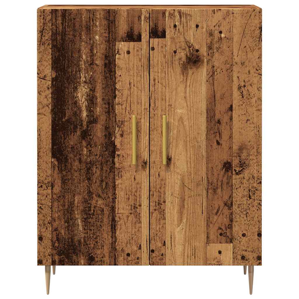 Buffet vieux bois 69,5x34x90 cm bois d'ingénierie - XIOS