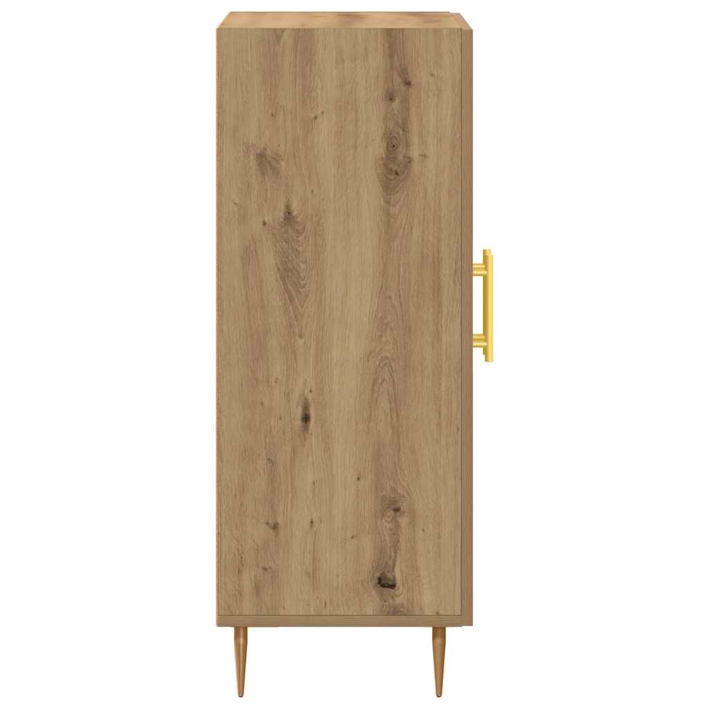 Buffet chêne artisanal 69,5x34x90 cm bois d'ingénierie - XIOS