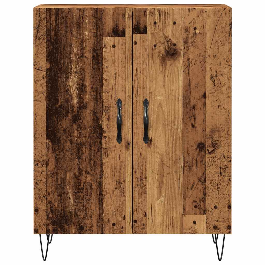 Buffet vieux bois 69,5x34x90 cm bois d'ingénierie - XIOS