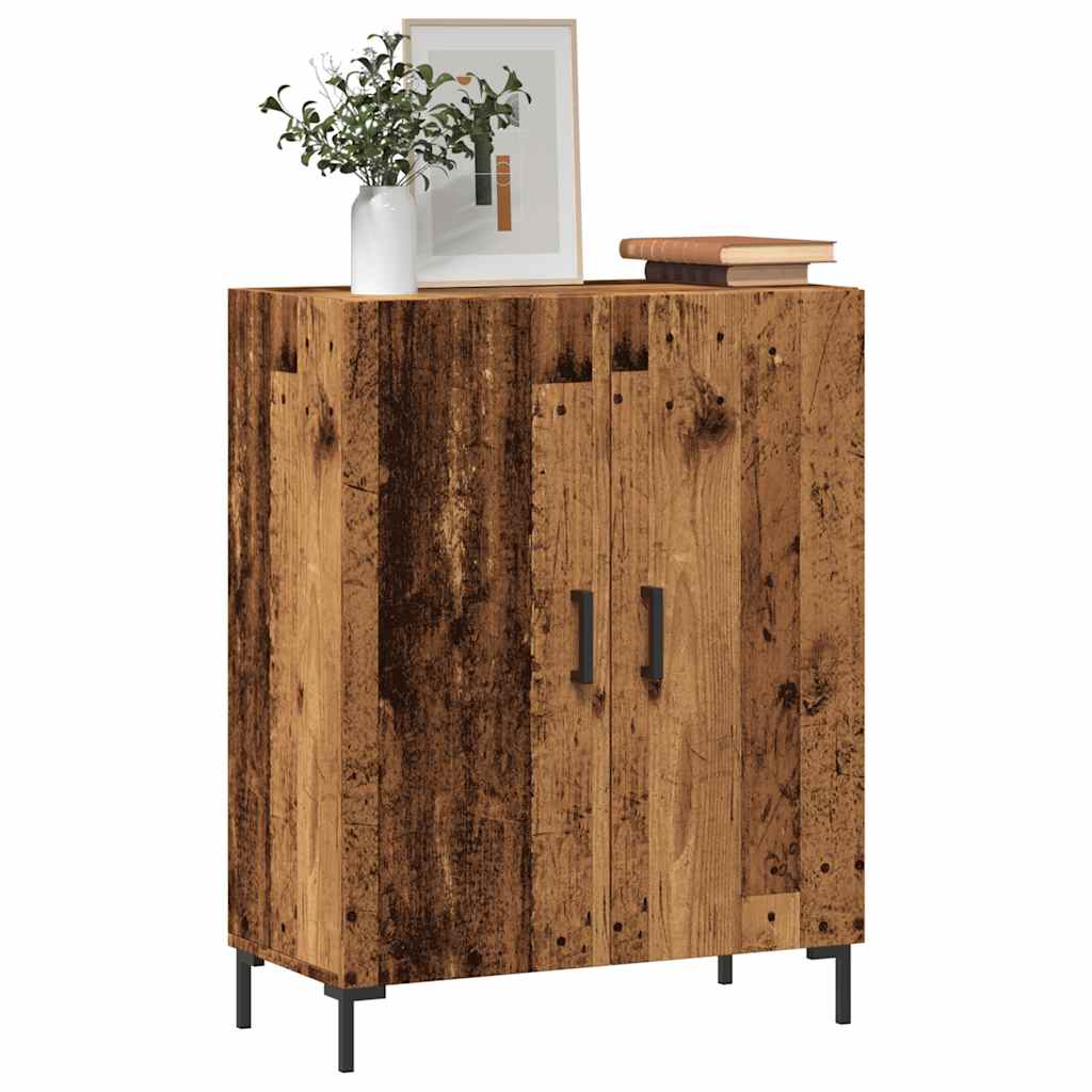 Buffet vieux bois 69,5x34x90 cm bois d'ingénierie - XIOS