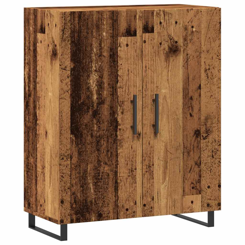 Buffet vieux bois 69,5x34x90 cm bois d'ingénierie - XIOS