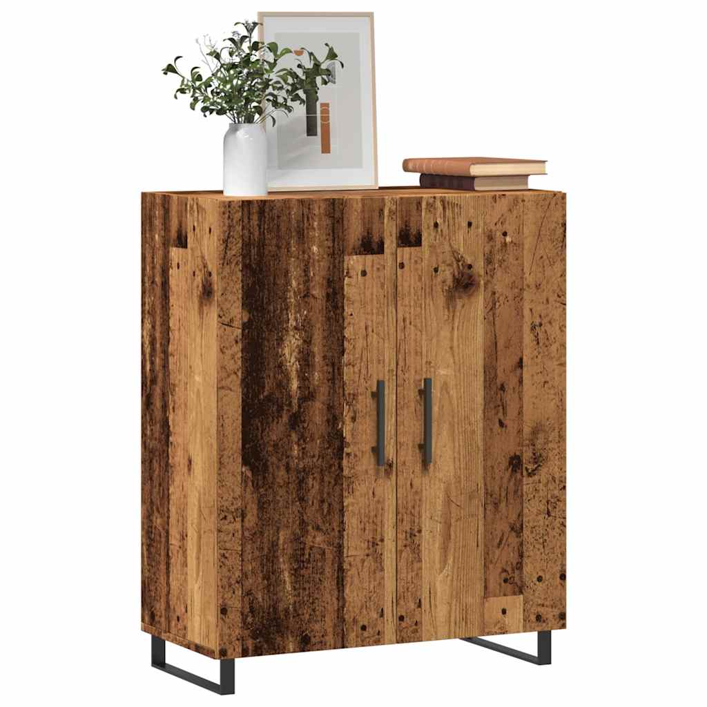 Buffet vieux bois 69,5x34x90 cm bois d'ingénierie - XIOS