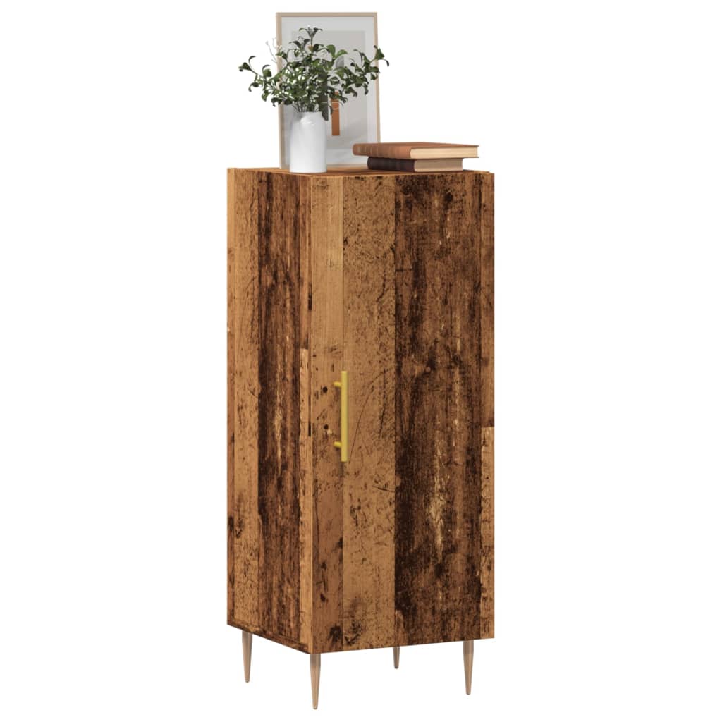 Buffet vieux bois 34,5x34x90 cm bois d'ingénierie - XIOS