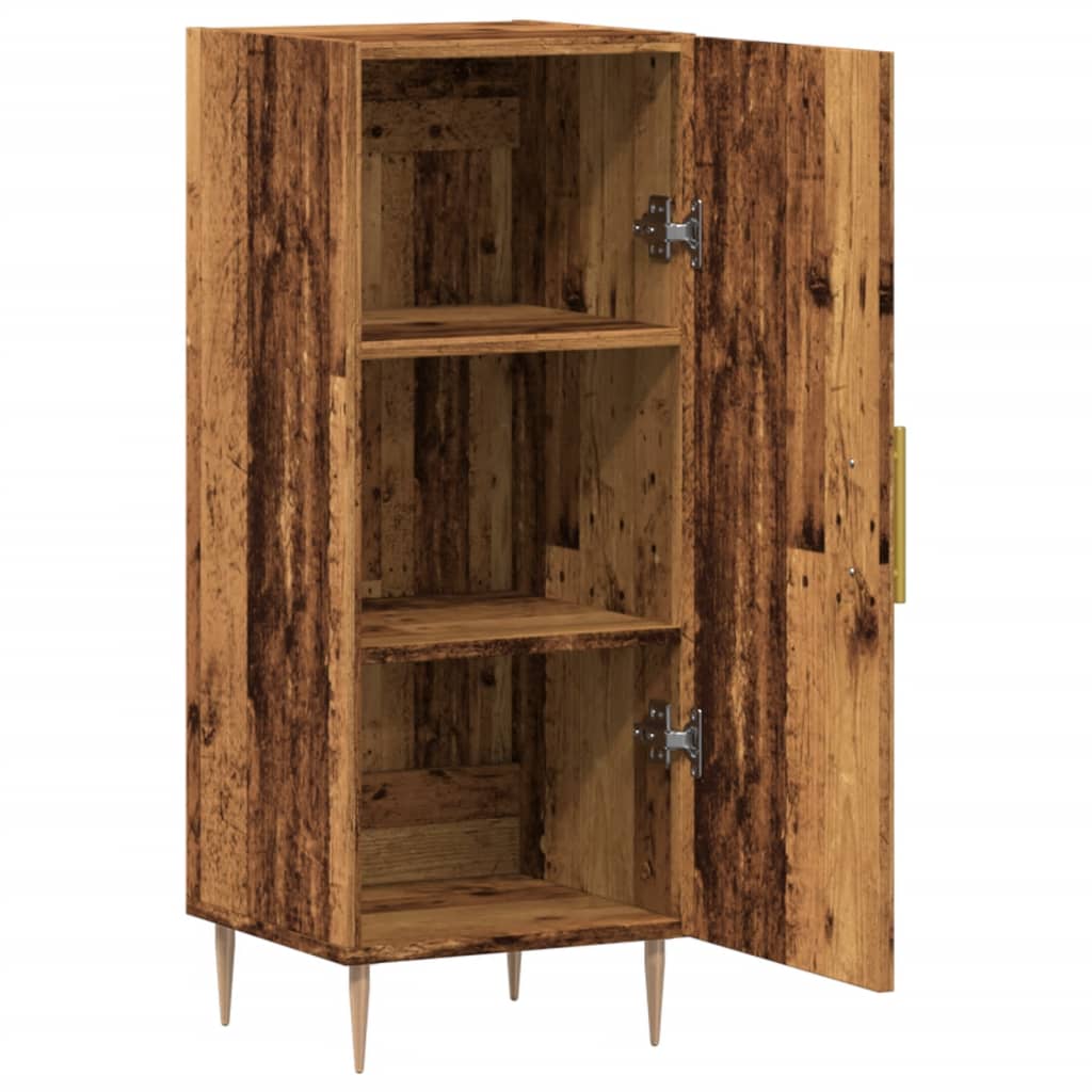 Buffet vieux bois 34,5x34x90 cm bois d'ingénierie - XIOS