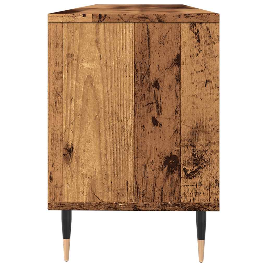 Meuble TV vieux bois 150x30x44,5 cm bois d'ingénierie - XIOS