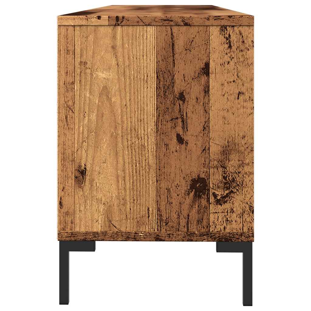 Meuble TV vieux bois 150x30x44,5 cm bois d'ingénierie - XIOS