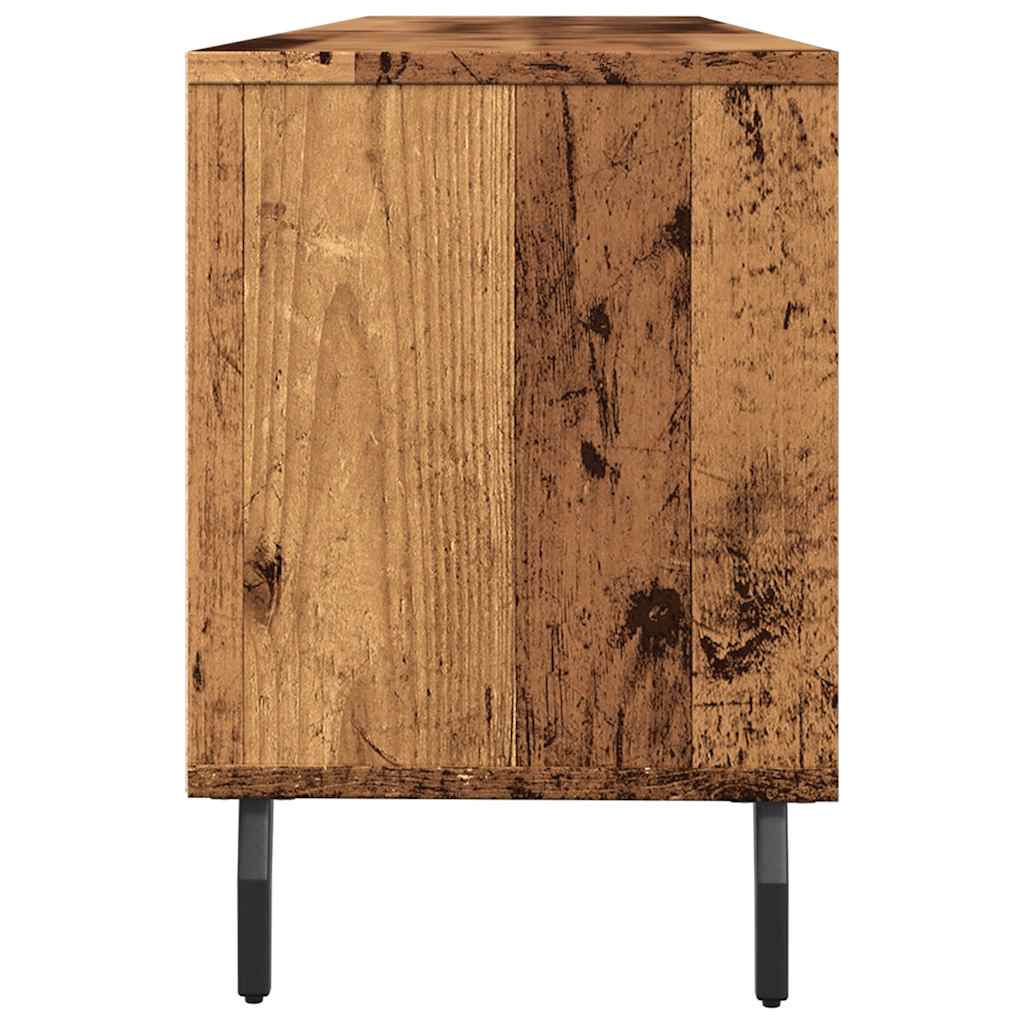 Meuble TV vieux bois 150x30x44,5 cm bois d'ingénierie - XIOS