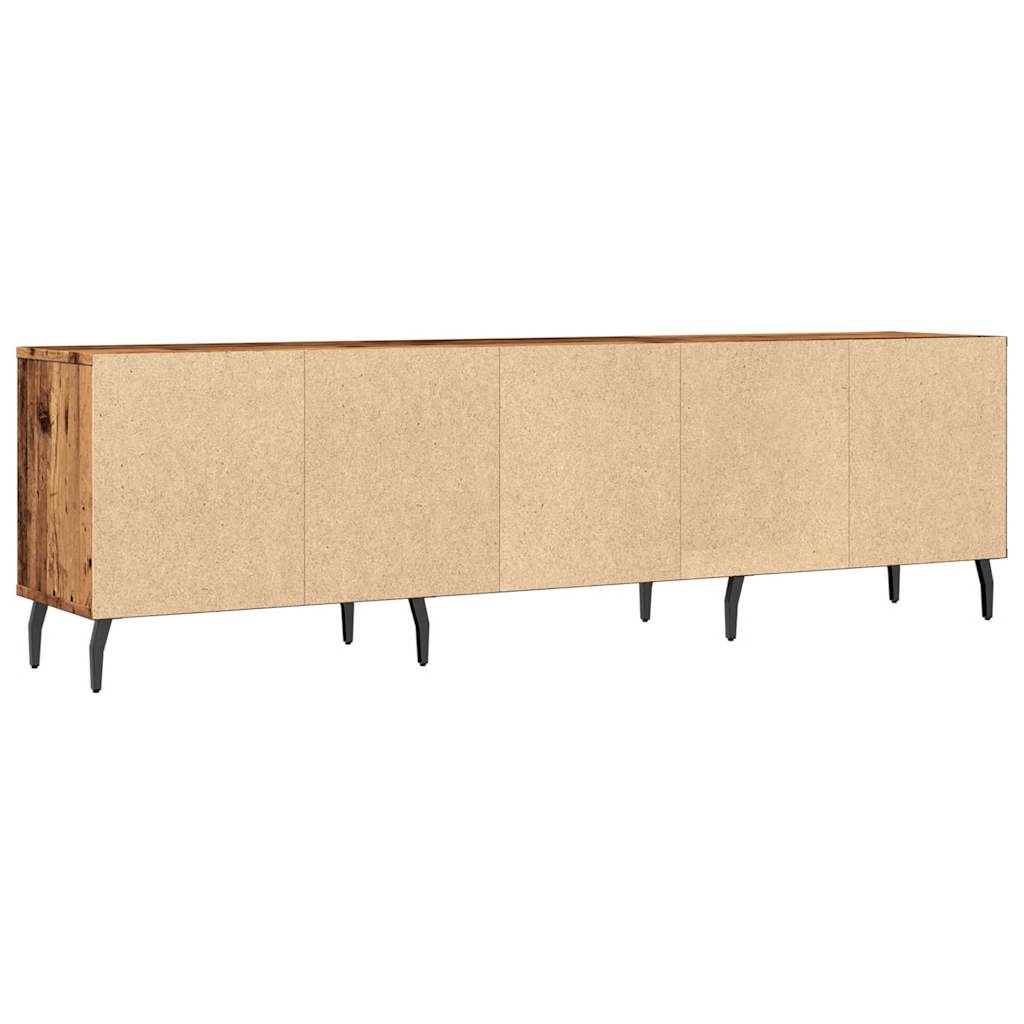 Meuble TV vieux bois 150x30x44,5 cm bois d'ingénierie - XIOS