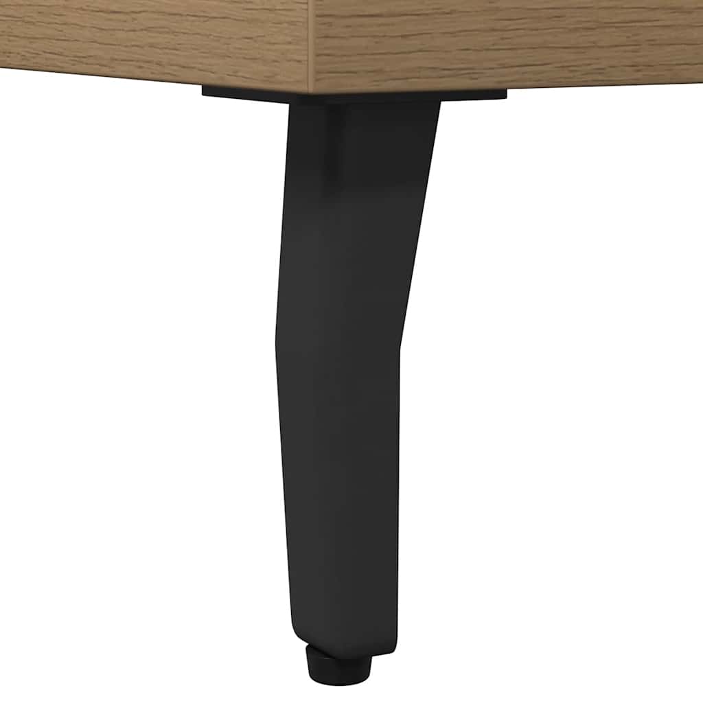 Meuble TV chêne artisanal 150x30x44,5 cm bois d'ingénierie - XIOS