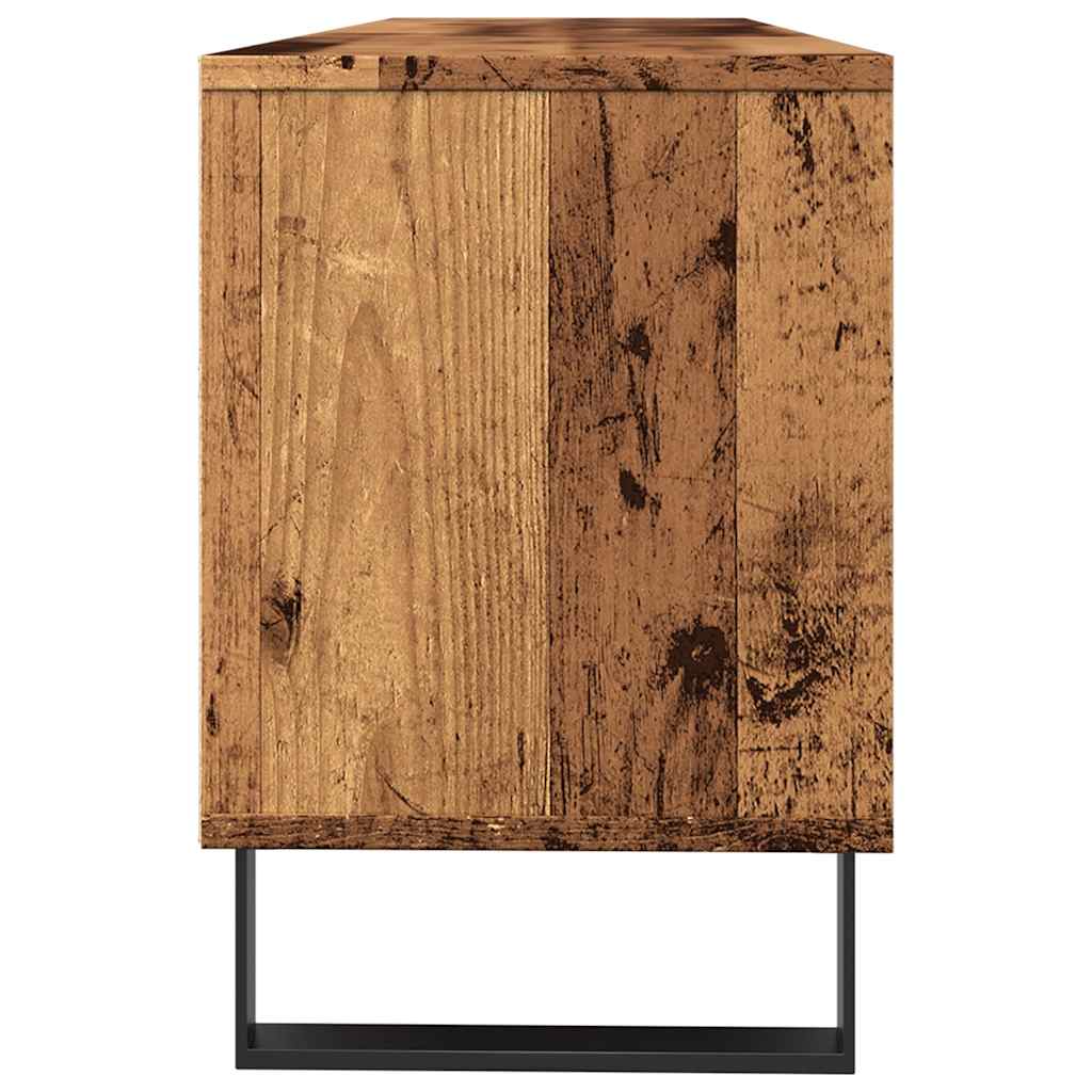 Meuble TV vieux bois 150x30x44,5 cm bois d'ingénierie - XIOS