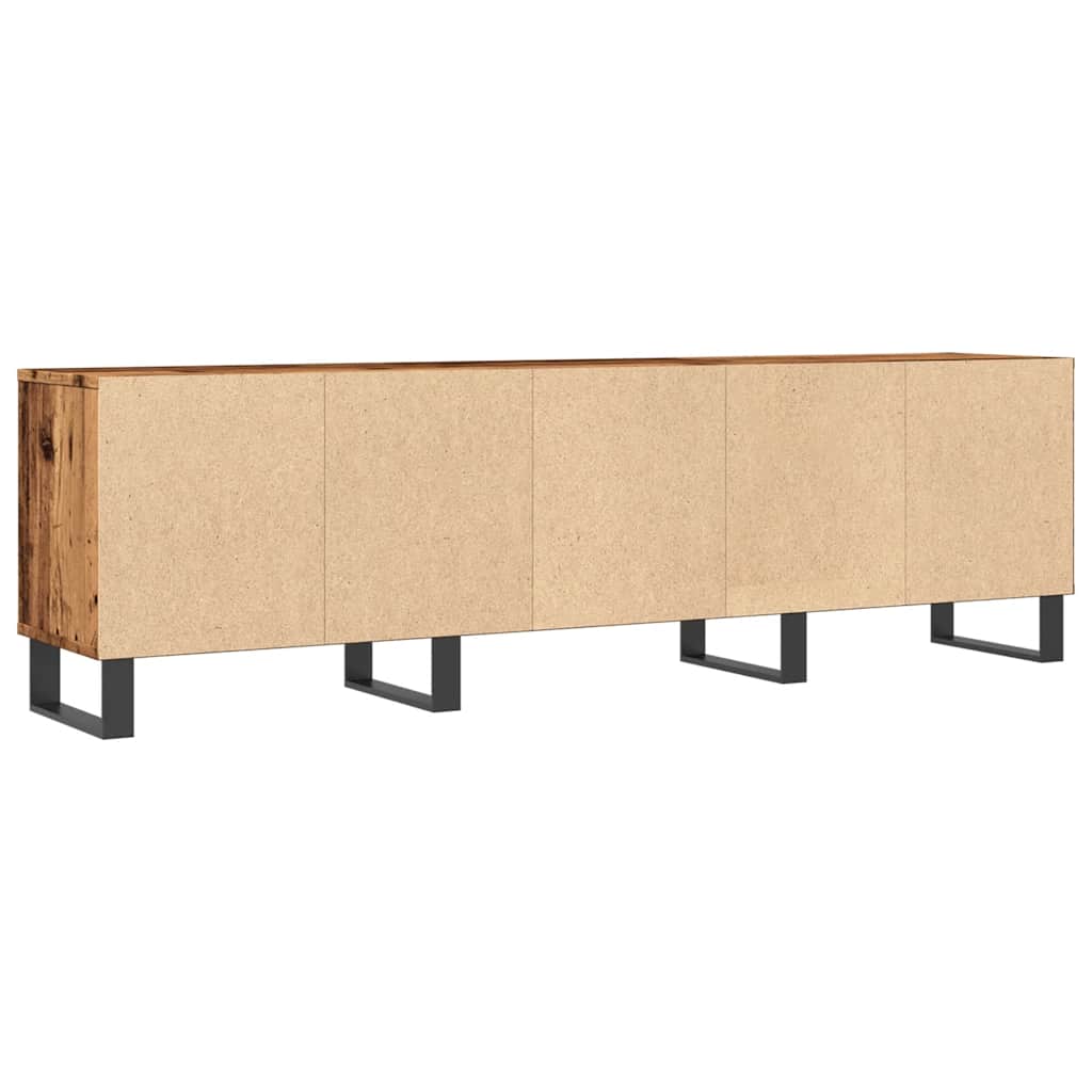 Meuble TV vieux bois 150x30x44,5 cm bois d'ingénierie - XIOS