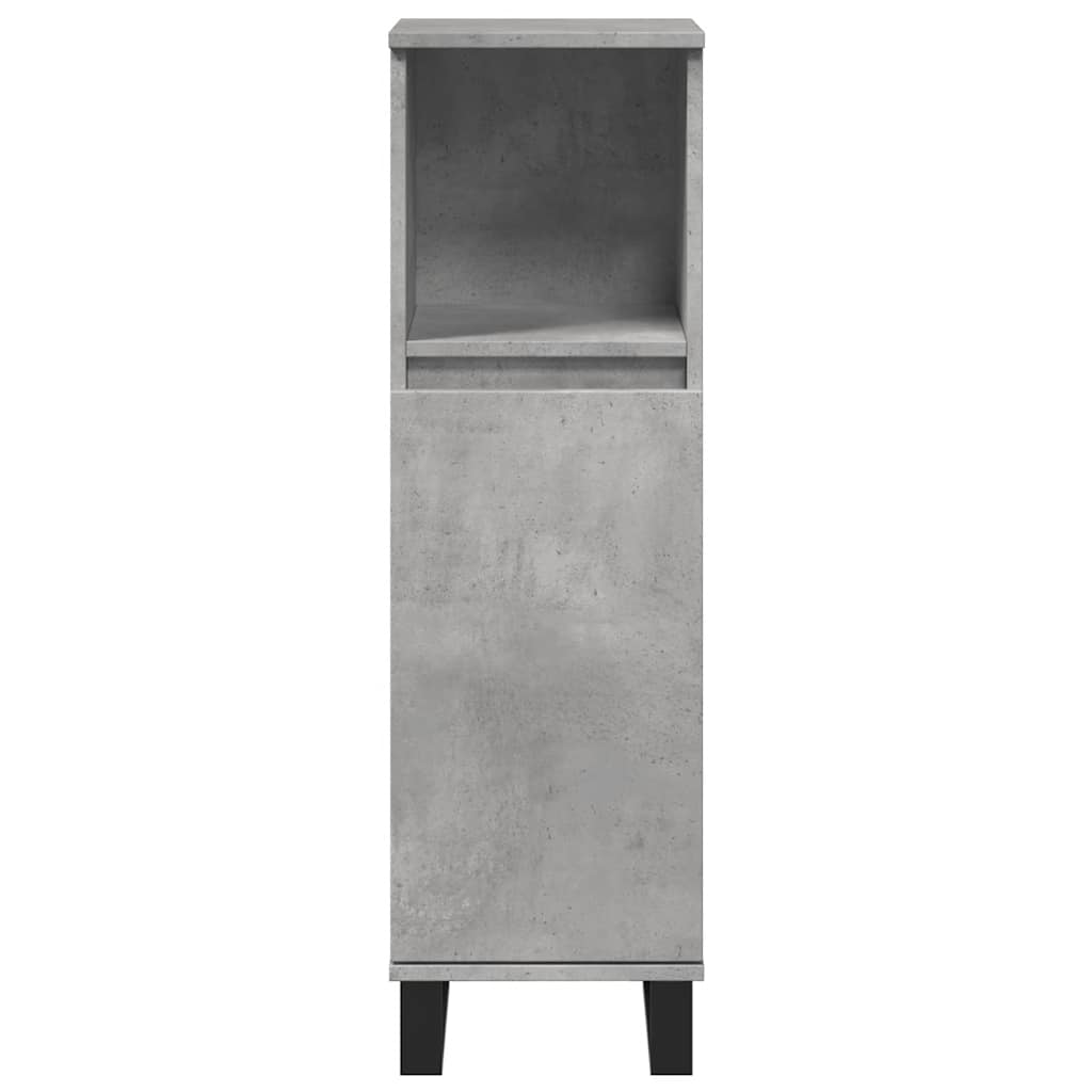 Armoire de salle de bain gris béton 30x30x100 cm Ensembles de mobilier pour salles de bains vidaXL