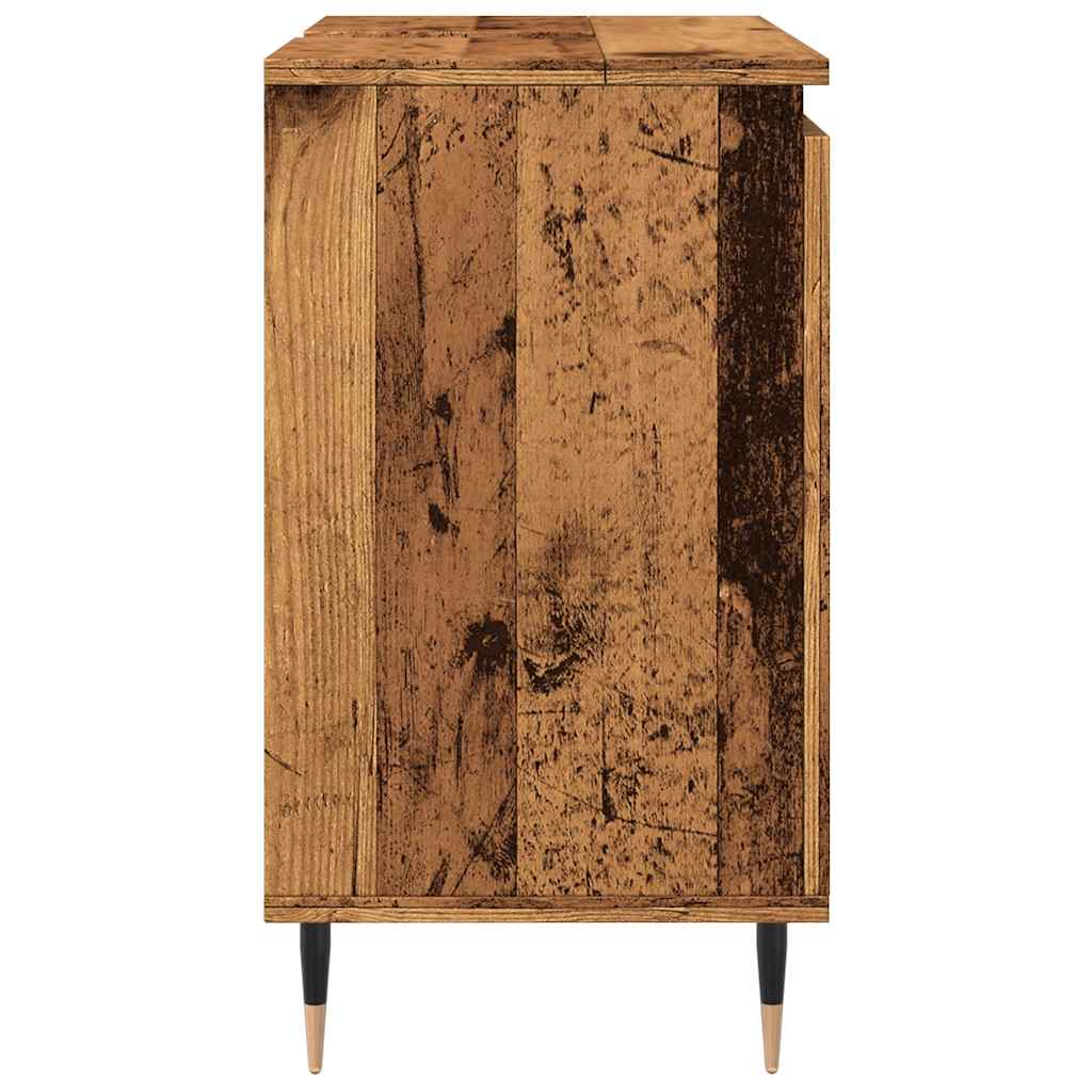 Armoire de salle de bain vieux bois 58x33x60 cm bois ingénierie Ensembles de mobilier pour salles de bains vidaXL