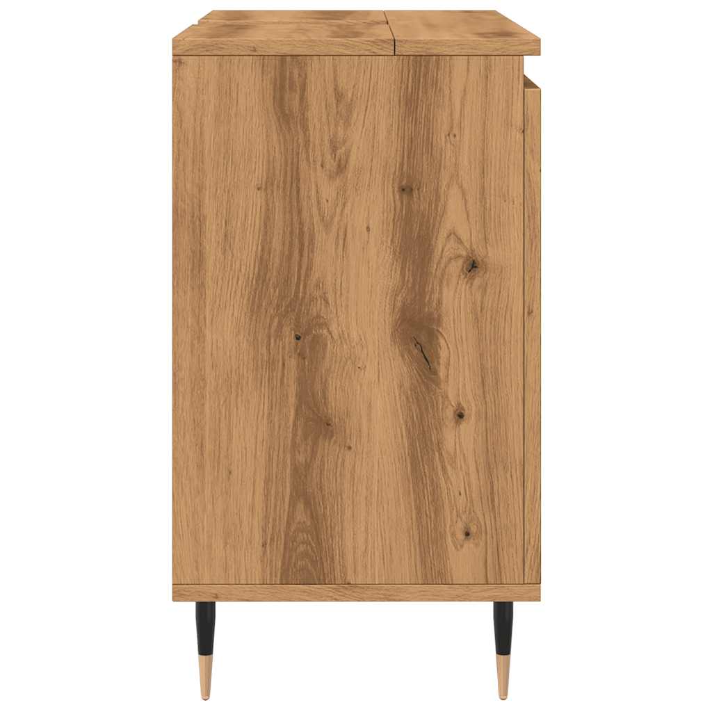 Armoire de salle de bain chêne artisanal 58x33x60 cm Ensembles de mobilier pour salles de bains vidaXL