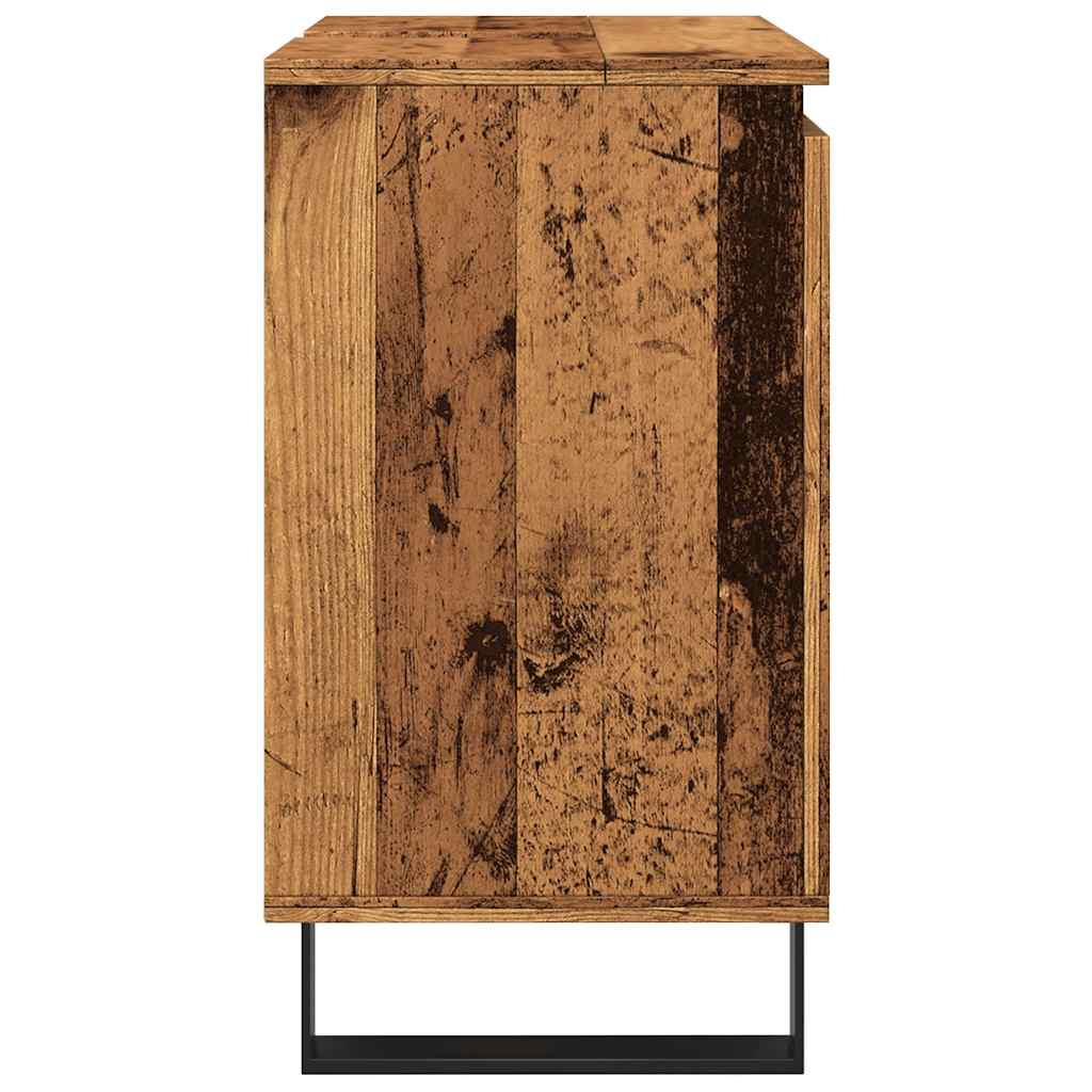 Armoire de salle de bain vieux bois 58x33x60 cm bois ingénierie Ensembles de mobilier pour salles de bains vidaXL