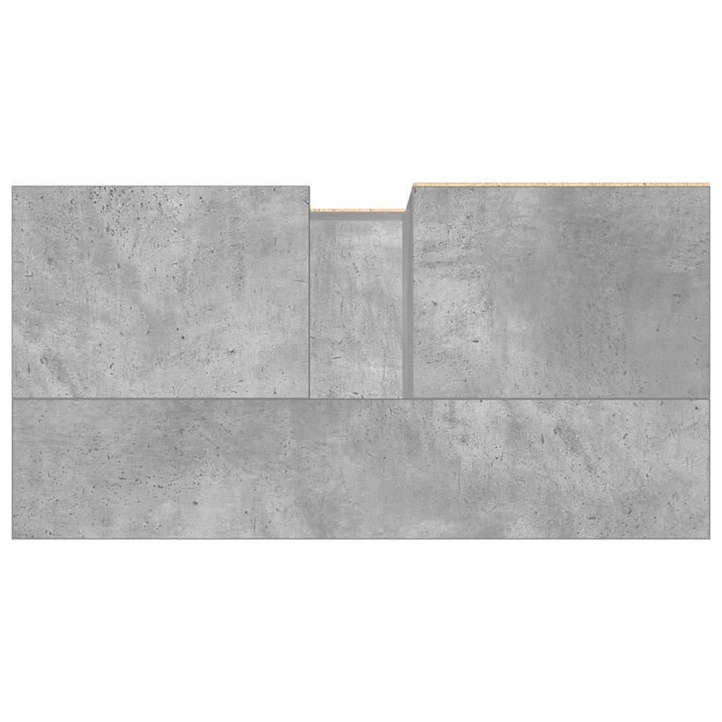 Armoire de lavabo de salle de bain gris béton 65x33x60 cm Ensembles de mobilier pour salles de bains vidaXL