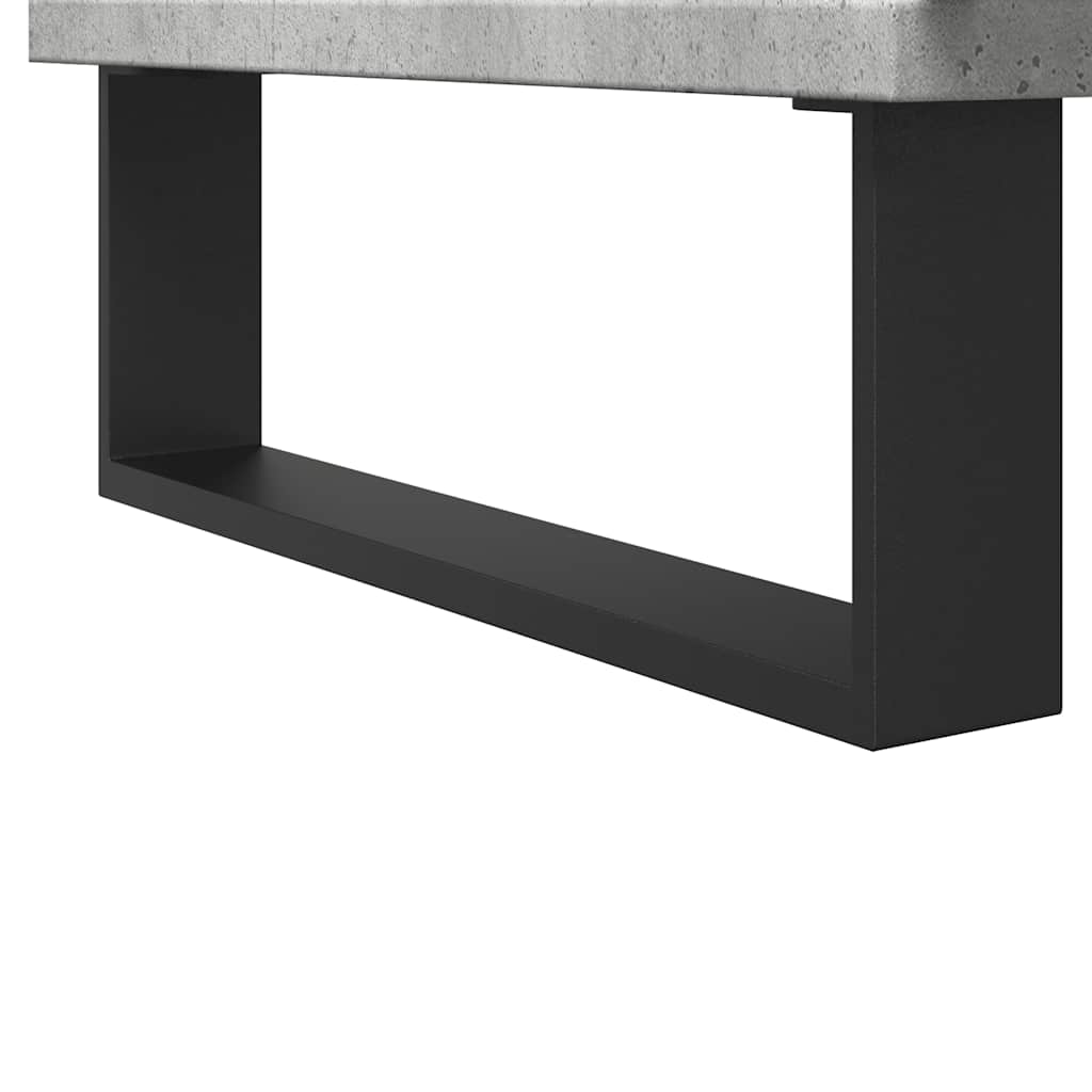 Armoire de lavabo de salle de bain gris béton 65x33x60 cm Ensembles de mobilier pour salles de bains vidaXL