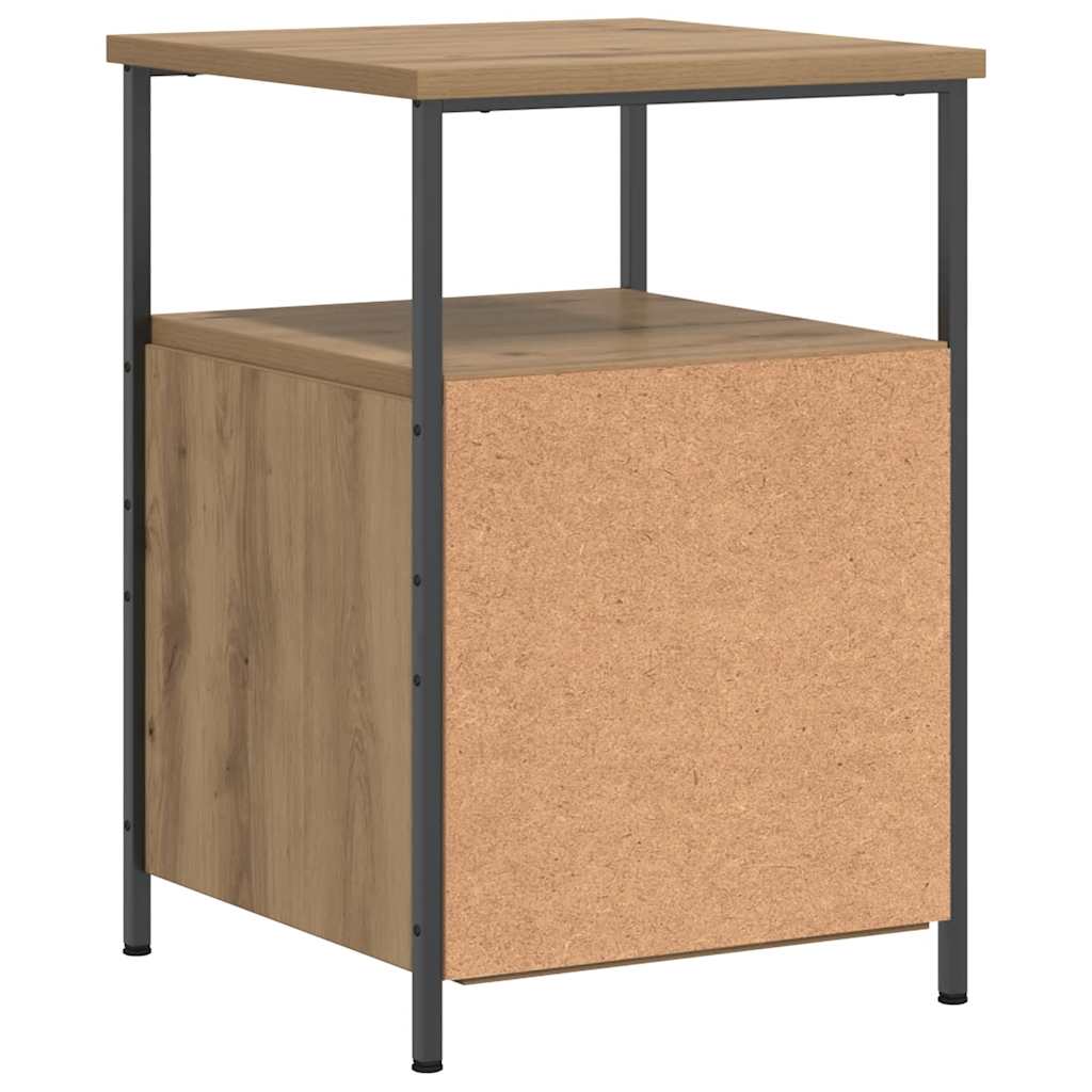 Tables de chevet 2 pcs chêne artisanal bois d'ingénierie - XIOS