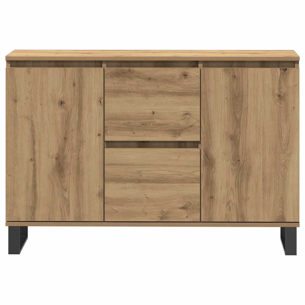 Buffet chêne artisanal 101,5x35x70 cm bois d'ingénierie - XIOS