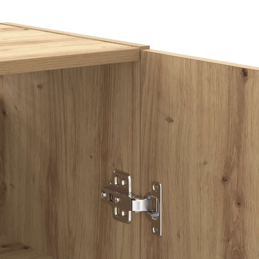 Armoire murale chêne artisanal 69,5x34x90 cm - XIOS