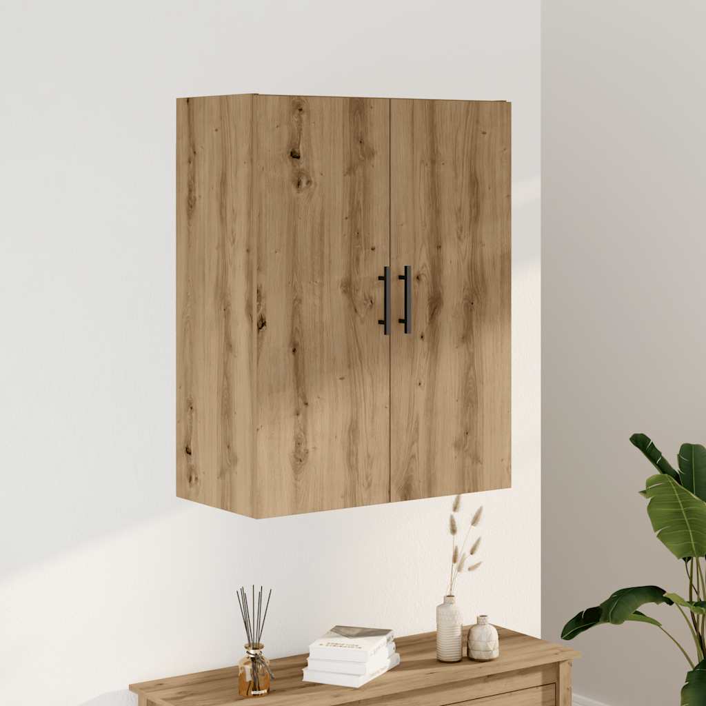 Armoire murale chêne artisanal 69,5x34x90 cm - XIOS