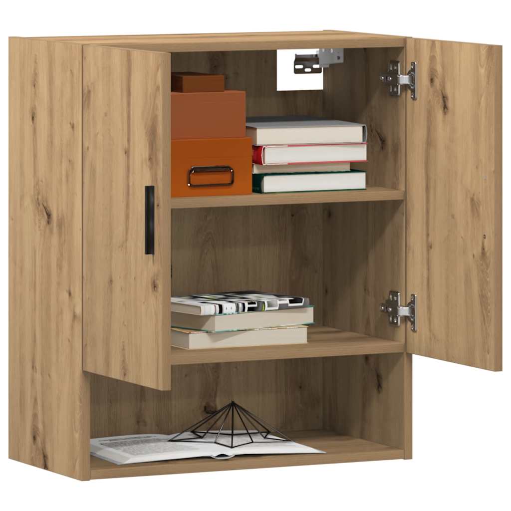 Armoire murale chêne artisanal 60x31x70 cm bois d'ingénierie - XIOS