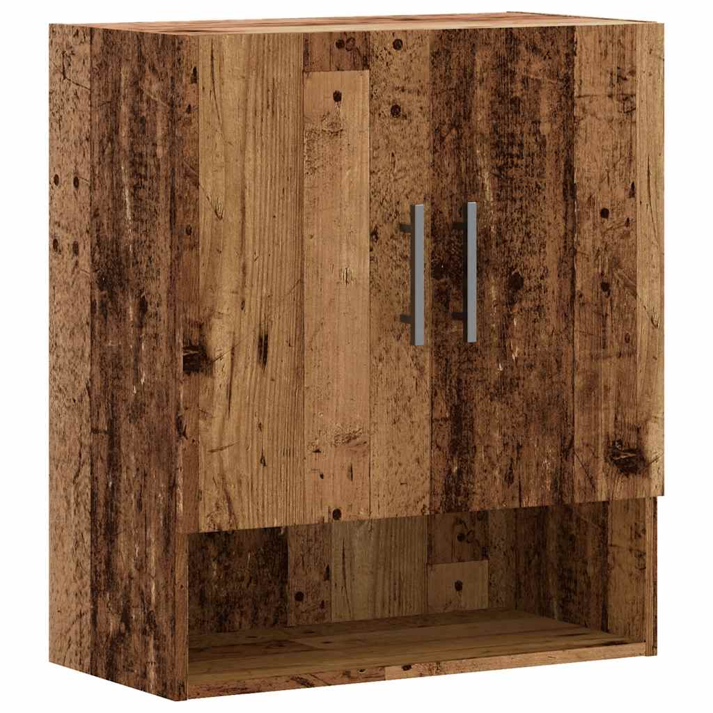 Armoire murale vieux bois 60x31x70 cm bois d'ingénierie