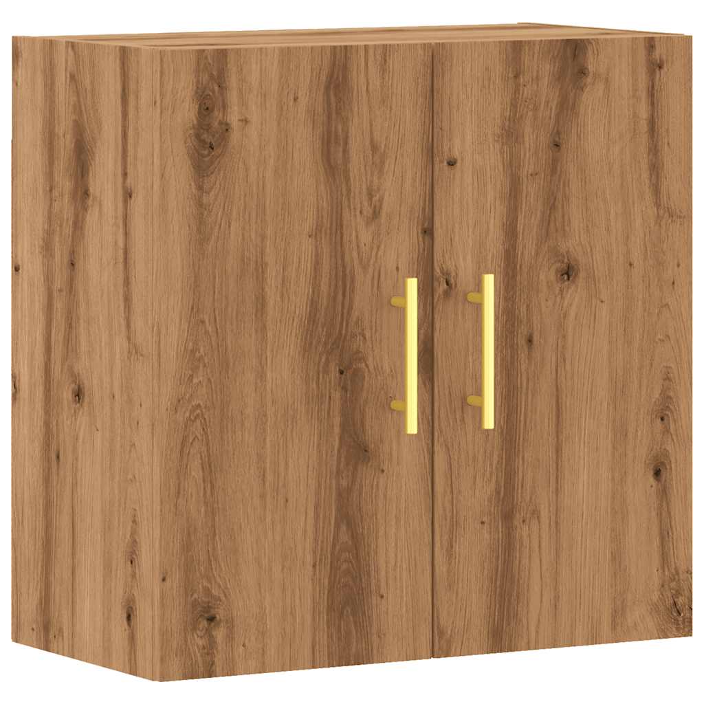 Armoire murale chêne artisanal 60x31x60 cm bois d'ingénierie