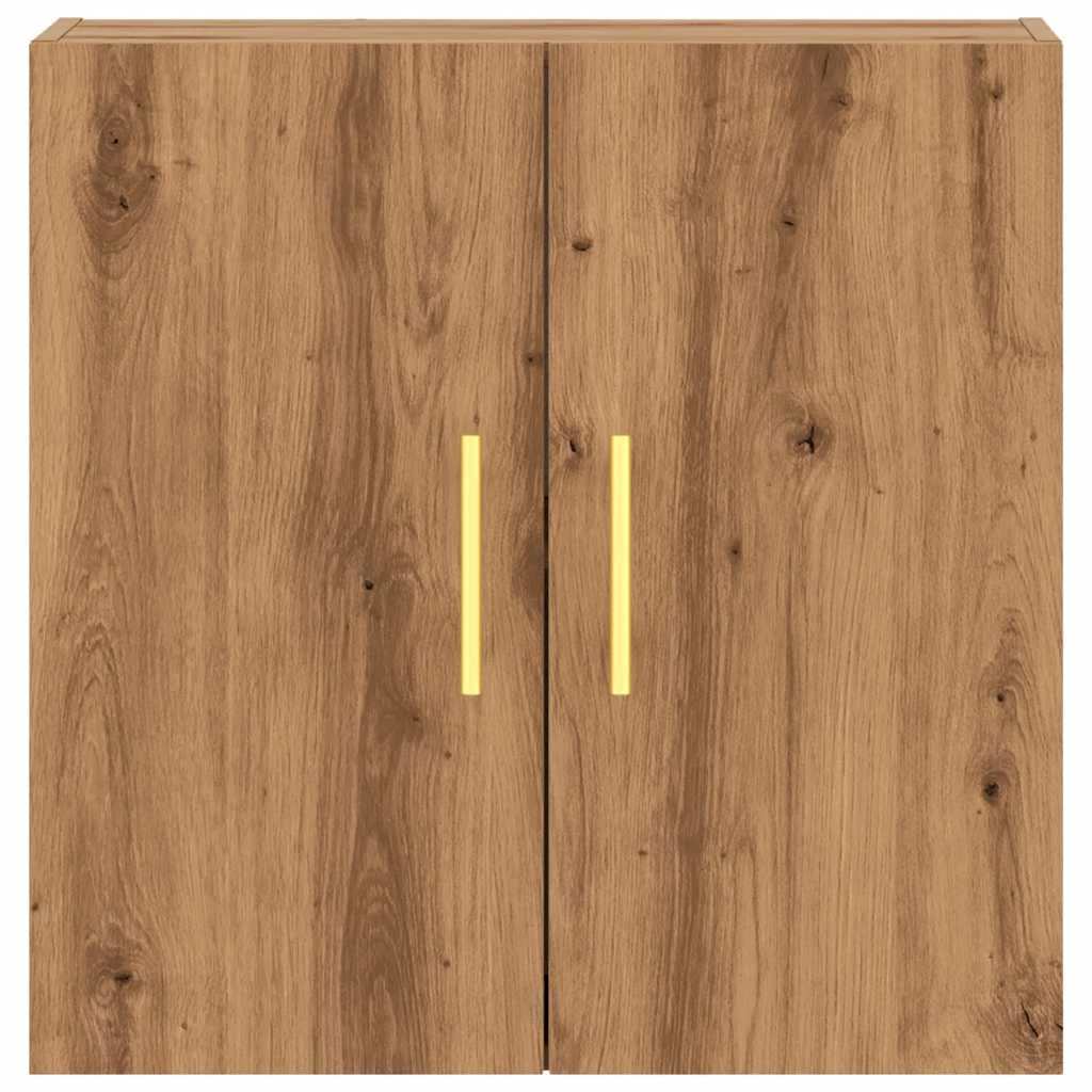 Armoire murale chêne artisanal 60x31x60 cm bois d'ingénierie