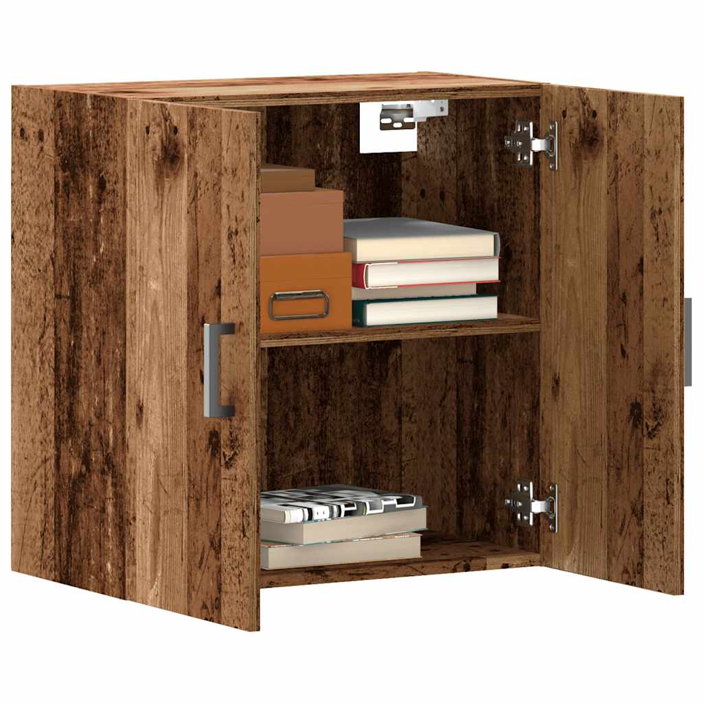 Armoire murale vieux bois 60x31x60 cm bois d'ingénierie