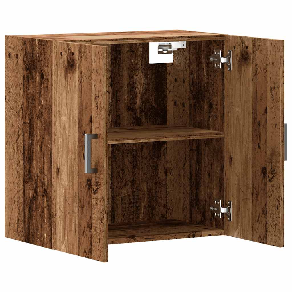 Armoire murale vieux bois 60x31x60 cm bois d'ingénierie