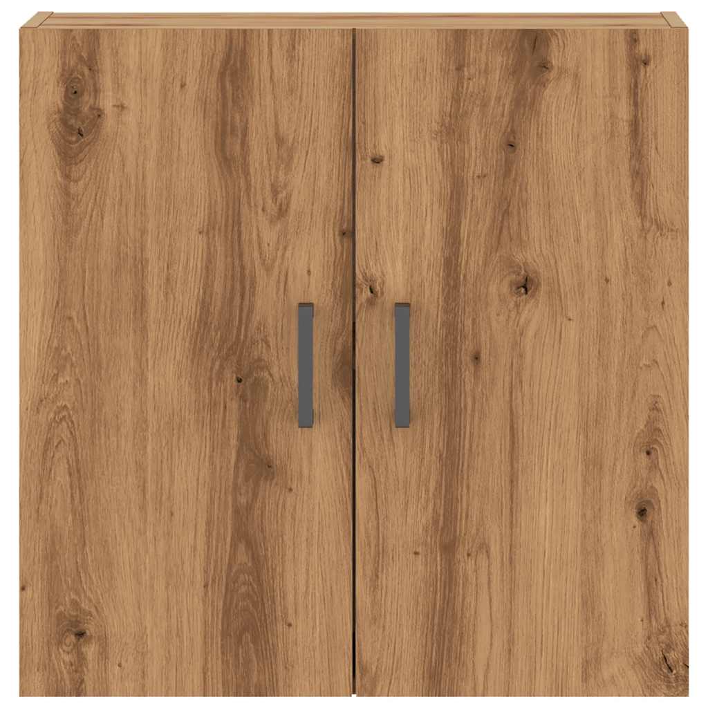 Armoire murale chêne artisanal 60x31x60 cm bois d'ingénierie