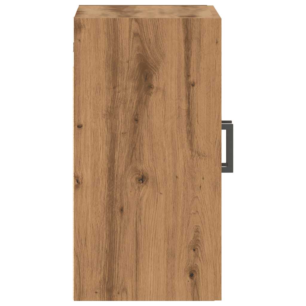 Armoire murale chêne artisanal 60x31x60 cm bois d'ingénierie