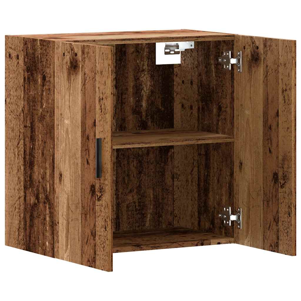 Armoire murale vieux bois 60x31x60 cm bois d'ingénierie - XIOS