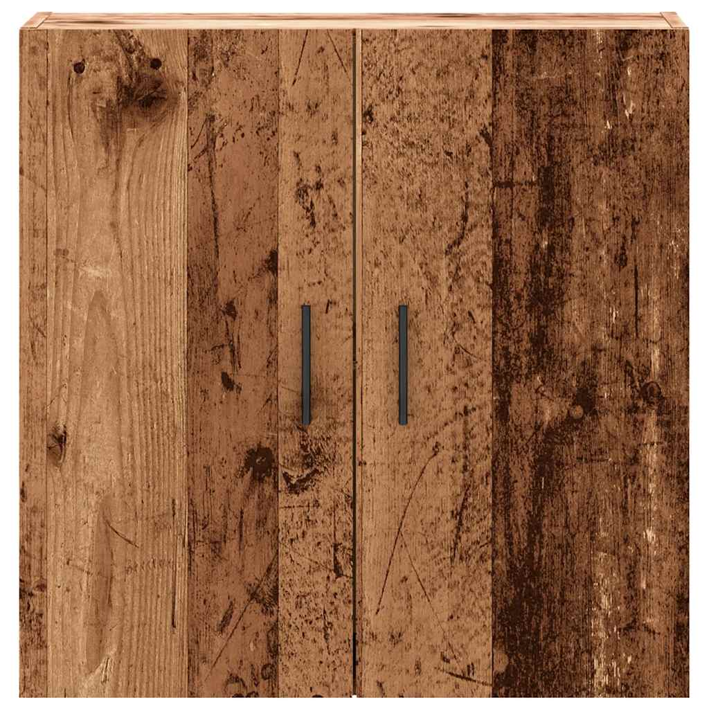 Armoire murale vieux bois 60x31x60 cm bois d'ingénierie - XIOS